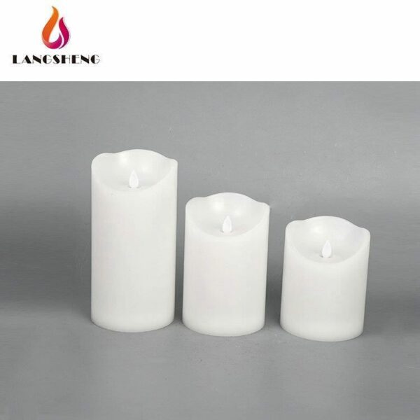 Custom made home decoration dancing red moving wick flameless candle - Image 2