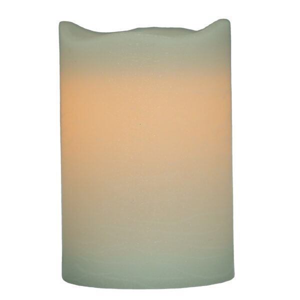 10X15CM New arrival luminara flameless battery operated real wax pillar bougie led candle light