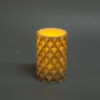 LED candle with concave pyramid,golden color - Image 2