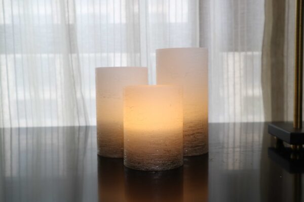 Christmas hot selling festive atmosphere gift moving wax led flameless candle - Image 3