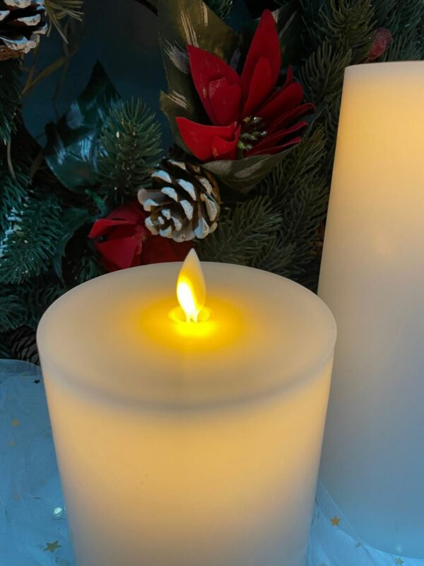 10cm x 12cm Wax& Plastic 4x5" LED Swing candle light - Image 4