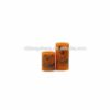 Christmas candle with pumpkin,flat top,battery operated - Image 3