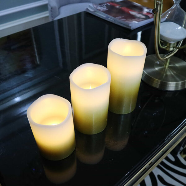 Top selling new design wedding gifts wax candle pillars for Christmas party - Image 2