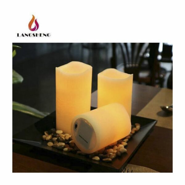 Operated Ivory Flameless Movingbattery operated party candles