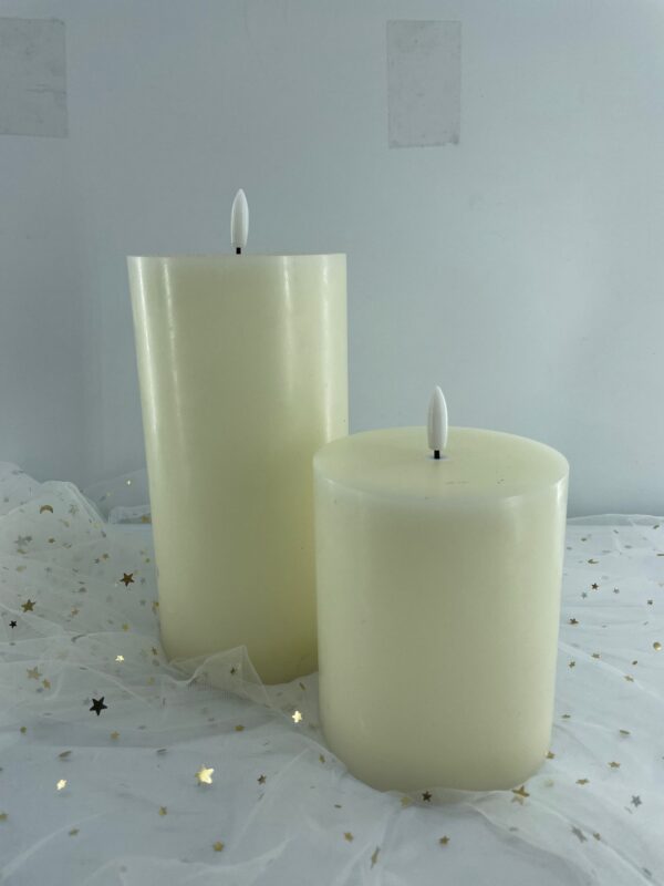 10cm x 12cm Wax& Plastic 4x5" LED bullet candle light - Image 5