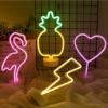 Hot selling powered plastic LED love outdoor sign neon light - Image 4