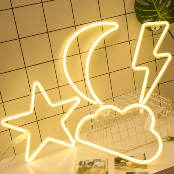 Hot selling powered plastic LED love outdoor sign neon light - Image 2