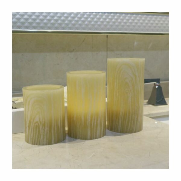 Wholesale high quality party battery operated flameless moving wick led candle