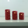 Christmas decoration led candle red electric pillar candle wedding  led candle - Image 6