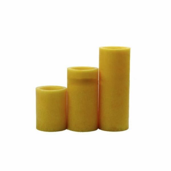 Factory wholesale cheap Set of 3 mottled pillar candle