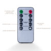 Gold plating glass rechargeable electronic flameless smokeless timer fake pillar LED candle - Image 6