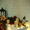 Golden spray paint mini restaurant led candles flameless moving wick led candle - Image 4