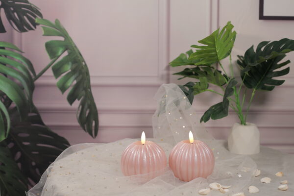 New style simple round ball candles plastic Led candle for home decoration - Image 5