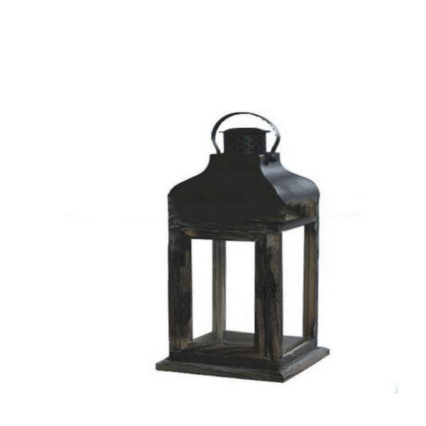 Wholesale high quality home decorate glass wood lantern