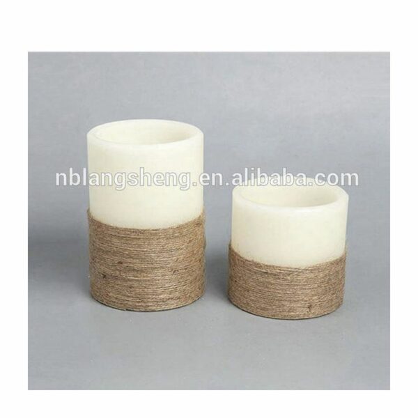 Personalized scented led wax candle china - Image 2