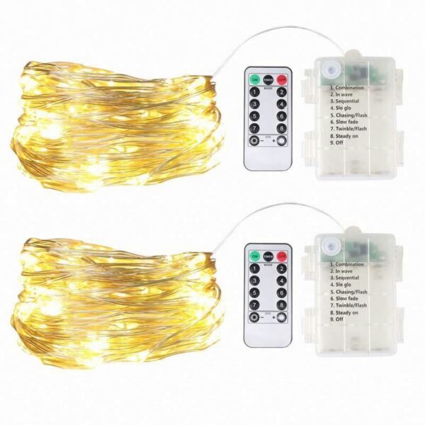 String lights outdoor led solar battery light - Image 5