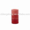 Red flat top LED candle with mottled surface,party candle,ombre finish - Image 5