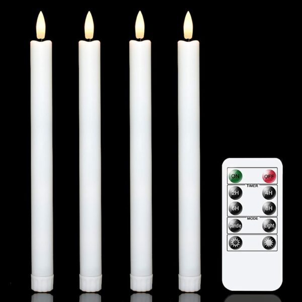 5 pack flameless moving candles battery operated led candle with remote - Image 4