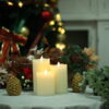 Hot selling Christmas decorative candle moving wick led candles with remote - Image 2