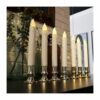 Professional factory supply led flameless battery long household electric light taper candles