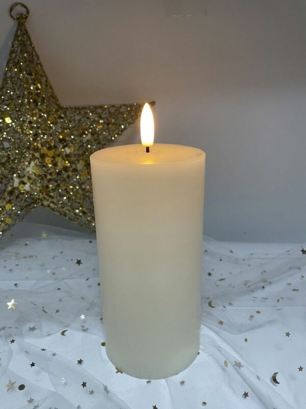 7.5cm x 15cm Wax& Plastic 3x6" LED bullet candle light - Image 6