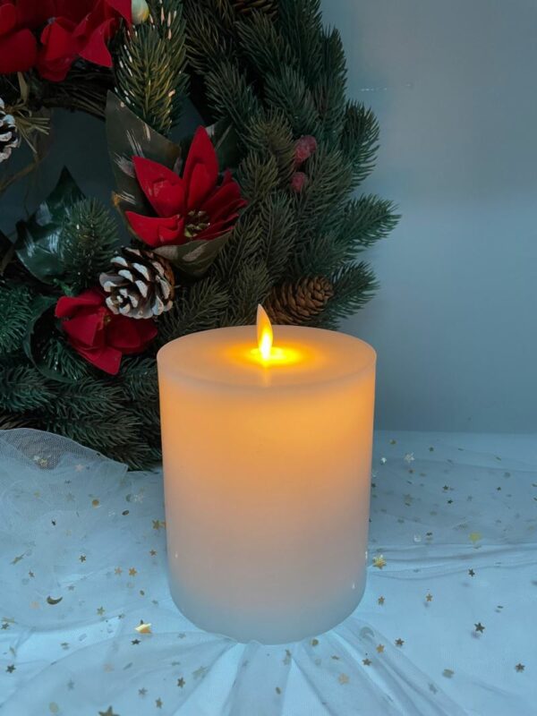 10cm x 12cm Wax& Plastic 4x5" LED Swing candle light - Image 3