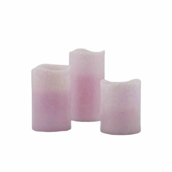 Beauty pink led flameless candle light