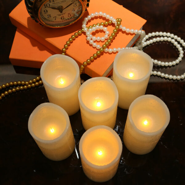 New arrival luminara flameless battery operated real wax pillar bougie led candle light - Image 3