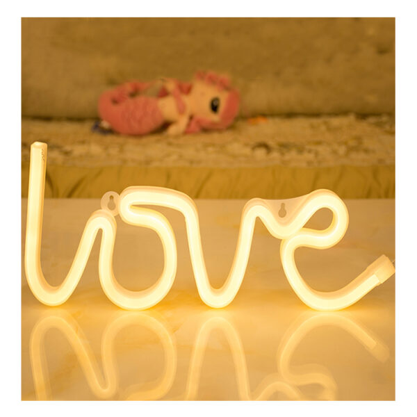 New arrival love birthday decorations table home wall custom led Neon Light Sign