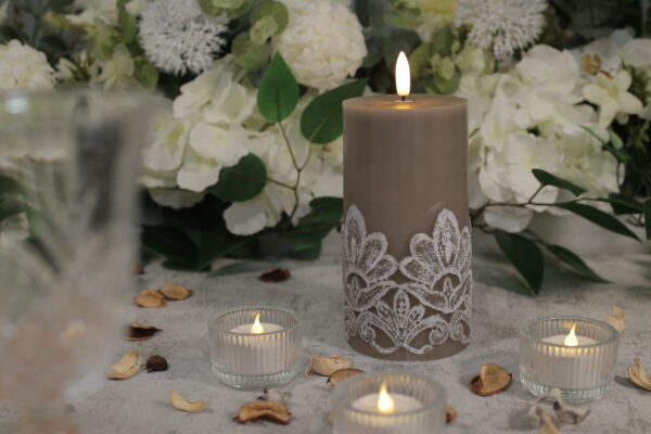 Beautiful design led artificial flickering flameless candle light moving wick led candles - Image 2