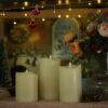 Hot selling Christmas decorative candle moving wick led candles with remote - Image 6