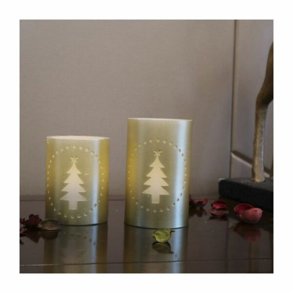 Flameless Candles Battery Operated Real Wax Pillar LED Candles - Image 2