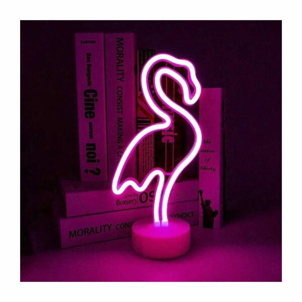 Best selling  powered plastic wonderful flamingo LED neon light sign