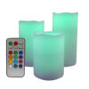 New arrival color change rustic moving wick led flameless candle set - Image 3