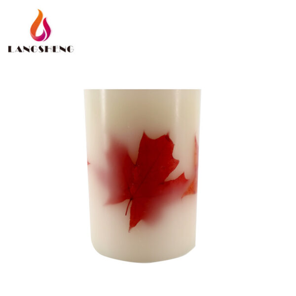 Wholesale flameless candles personalized lights maple leaf led candles - Image 6