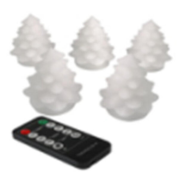 Mini Christmas-Tree flameless LED Flickering decorative candles for wedding anniversary