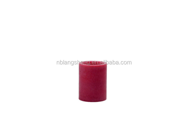 Red LED candle with mottled surface,flat top,party candle - Image 3