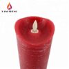Wholesale battery powered reusable moving flame wick electronic flameless led red window candle - Image 6
