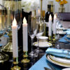 Professional factory supply led flameless battery long household electric light taper candles - Image 4