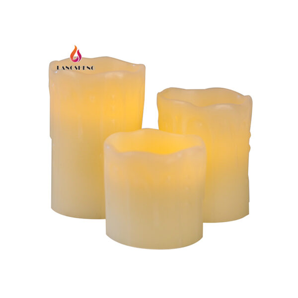 Custom scented drip electronic led smokeless flameless candles light - Image 4