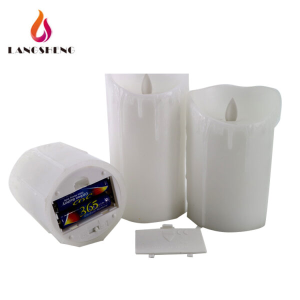 Wholesale customized decorative wax electric led dropship wick flameless candles with real flame - Image 5