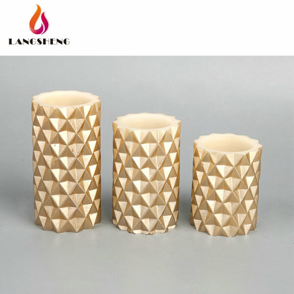 Professional manufacturer cheap wholesale sculpture paraffin royal led candle - Image 2