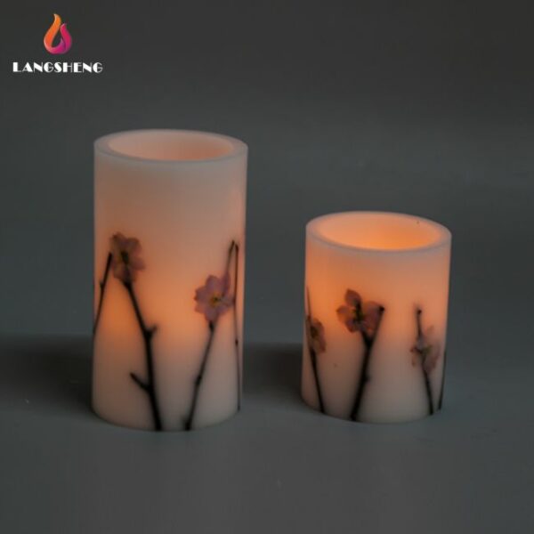 High quality widely use scented wax candles gift sets with dried flowers - Image 2