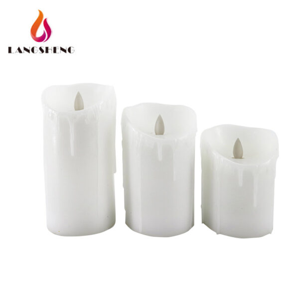 Wholesale customized decorative wax electric led dropship wick flameless candles with real flame - Image 4