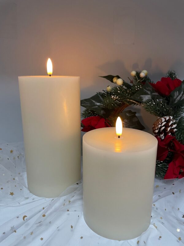 10cm x 12cm Wax& Plastic 4x5" LED bullet candle light - Image 4