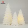 Battery wax wireless christmas tree shape led flameless party christmas candle light - Image 4