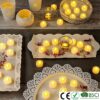 Reusable mini flicker prayer birthday party christmas decorations white battery operated led plastic tealight tea light candles - Image 3