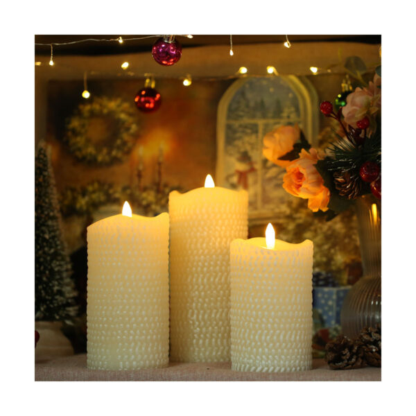 Wholesale warm light led candle pillar led candle light for bedroom bathroom