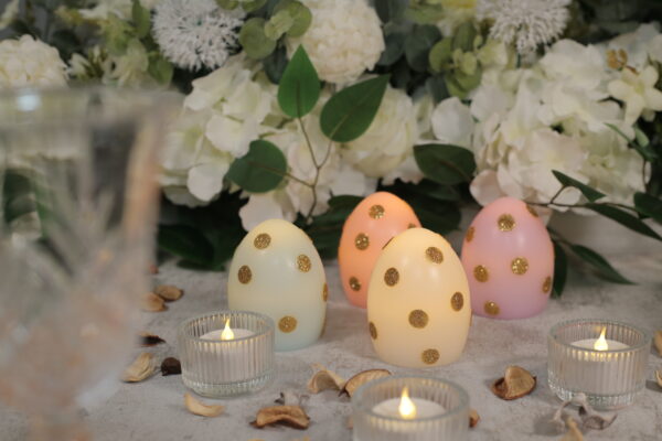 Good price high quality egg shape Easter decoration led candle battery candle - Image 2