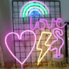 Lighting shaped small decorative led acrylic neon custom flex sign led for sale - Image 6